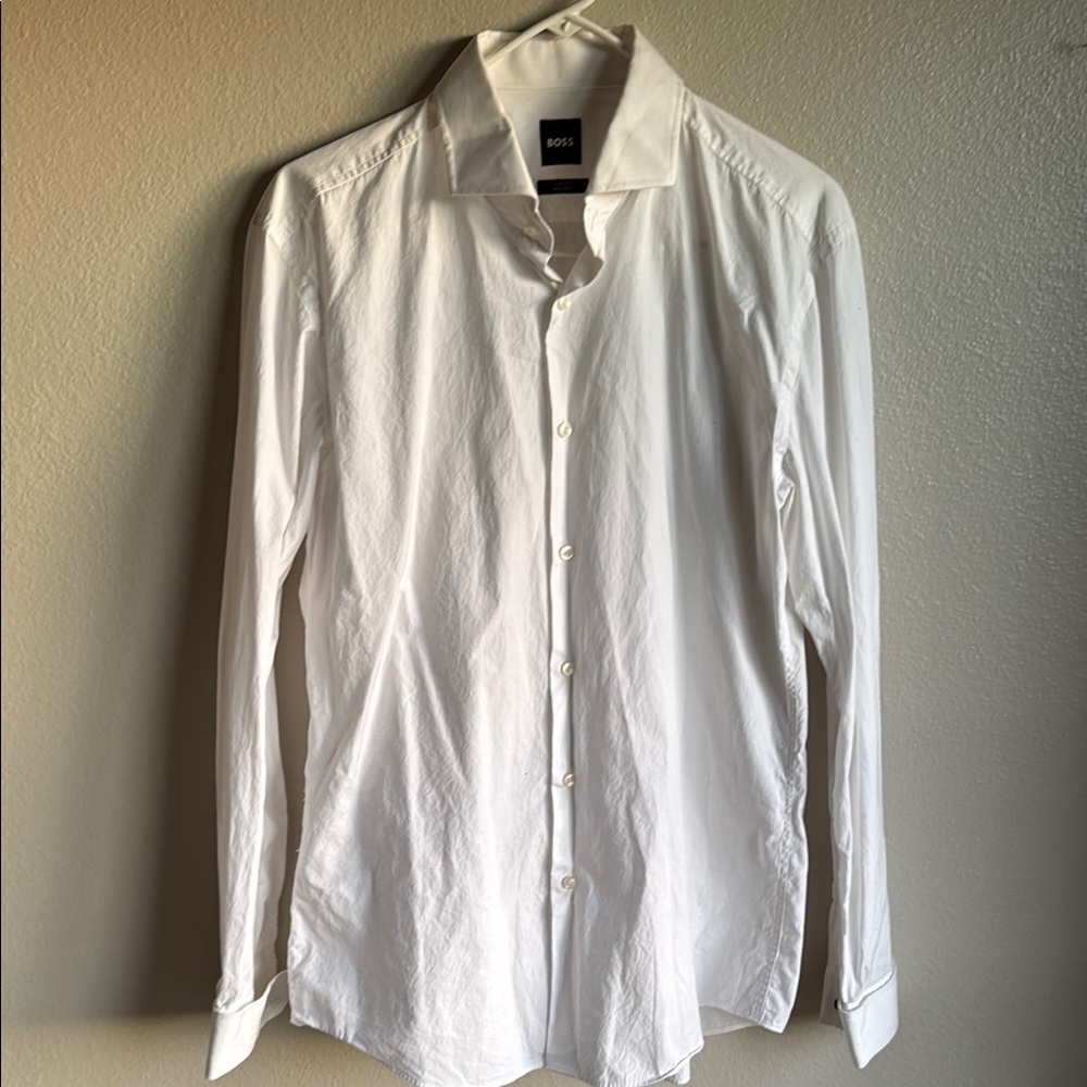 Boss Classic White Dress Shirt